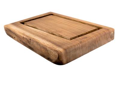 Author's handmade tea tray # 36086 wood