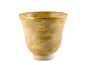 Cup # 36221 wood firingceramichand painting 55 ml