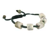 Bracelet Burmese jade # 38257