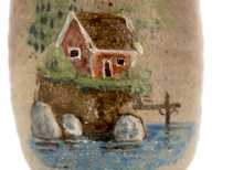 Vase # 38692 ceramichand painting