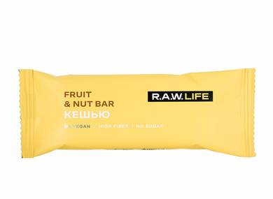 RAW LIFE Nut and fruit bar "Cashew" 