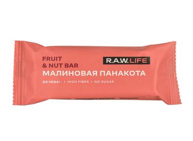 RAW LIFE Nut and fruit bar "Crimson Panacota"