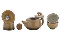 Set fot tea ceremony 9 items # 41462 porcelain: teapot 229 ml gundaobey 195 ml teamesh six cups 56 ml