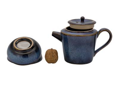 Set fot tea ceremony 9 items # 41471 porcelain: Teapot 245 ml gundaobey 170 ml teamesh six cups 40 ml