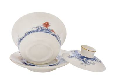 Set fot tea ceremony 13 items porcelain