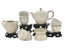 Set for tea ceremony 9 items # 41483 porcelain: teapot 210 ml gundaobey 150 ml teamesh six cups 64 ml