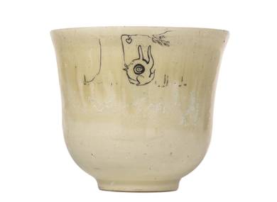 Cup handmade Moychay # 41559 ceramichand painting 251 ml