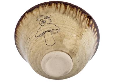 Cup handmade Moychay # 41586 ceramichand painting 'Halting' 166 ml