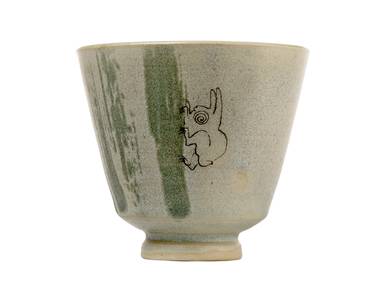 Cup handmade Moychay # 41595 ceramichand painting 'cliffhanger' 117 ml