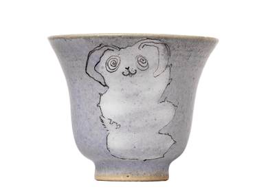 Cup handmade Moychay # 41614 ceramichand painting 43 ml