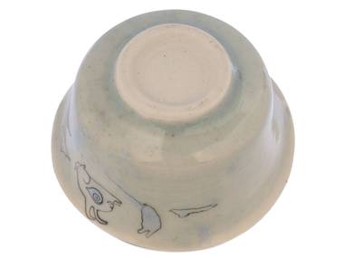Cup handmade Moychay # 41621 ceramichand painting 145 ml