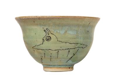 Cup handmade Moychay # 41624 ceramichand painting 147 ml