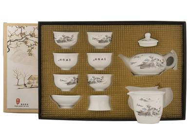 Set for tea ceremony 9items porcelain