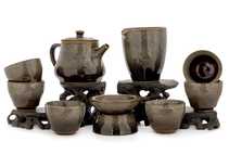 Set for tea ceremony 9 items # 42009 porcelain: teapot 200 ml gundaobey 200 ml teamesh six cups 58 ml