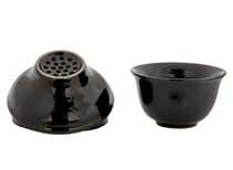 Set for tea ceremony 9 items # 42011 porcelain: teapot 200 ml gundaobey 200 ml teamesh six cups 58 ml