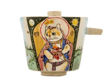 Gaiwan handmade Moychay # 42086 Artistic image 'Saint Cat'