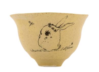 Cup handmade Moychay # 42160 'How beautiful!' series of 'Sunny bunnies'