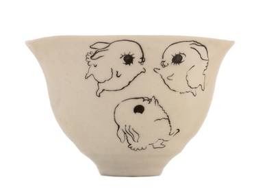 Cup handmade Moychay # 42170 'Salochki 1' series of 'Sunny bunnies'