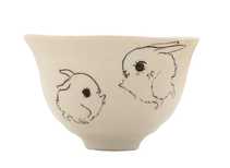 Cup handmade Moychay # 42171 'Salochki 8' series of 'Sunny bunnies'
