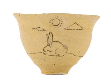Cup handmade Moychay # 42181 'Noon 2' series of 'Sunny bunnies'