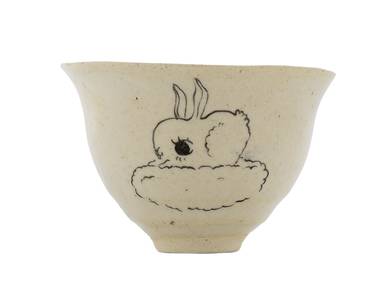 Cup handmade Moychay # 42188 'Weightless' series of 'Sunny bunnies'