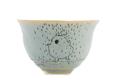 Cup handmade Moychay # 42192 'Warm rain' series of 'Sunny bunnies'