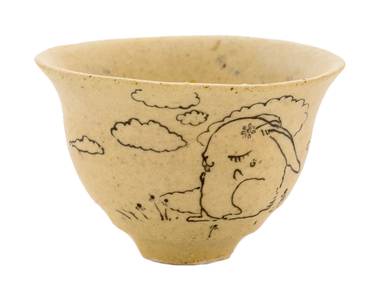 Cup handmade Moychay # 42195 'Summer' series of 'Sunny bunnies'