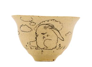 Cup handmade Moychay # 42195 'Summer' series of 'Sunny bunnies'