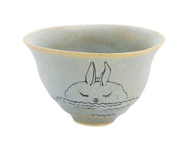 Cup handmade Moychay # 42198 'Big-eared boat' series of 'Sunny bunnies'