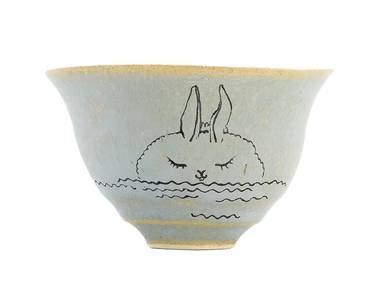 Cup handmade Moychay # 42198 'Big-eared boat' series of 'Sunny bunnies'