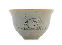 Cup handmade Moychay # 42200 'Sleepyhead' series of 'Sunny bunnies'