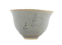 Cup handmade Moychay # 42202 'Walk' series of 'Sunny bunnies'