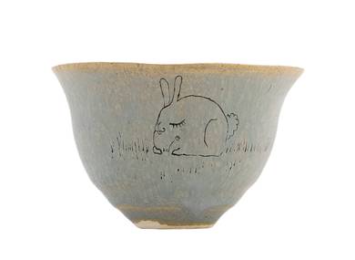 Cup handmade Moychay # 42203 'Little flower' series of 'Sunny bunnies'