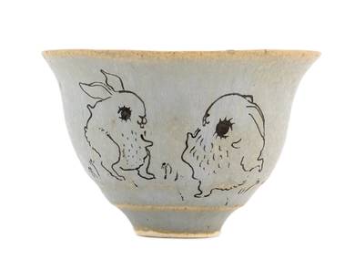 Cup handmade Moychay # 42208 'Dance' series of 'Sunny bunnies'