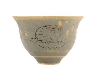 Cup handmade Moychay # 42211 'I can walk on clouds' series of 'Sunny bunnies'