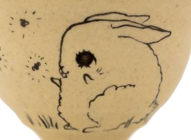Cup handmade Moychay # 42212 'Fireflies' series of 'Sunny bunnies'