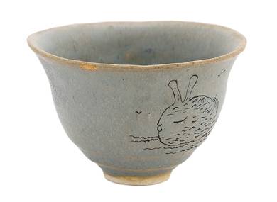 Cup handmade Moychay # 42216 'The Sea Hare' series of 'Sunny bunnies'