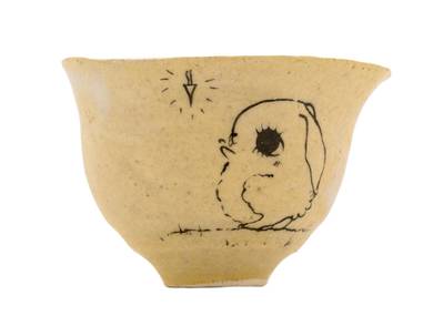 Cup handmade Moychay # 42226 'Carrot' series of 'Sunny bunnies'