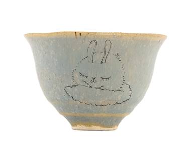 Cup handmade Moychay # 42227 'Fluffy' series of 'Sunny bunnies'