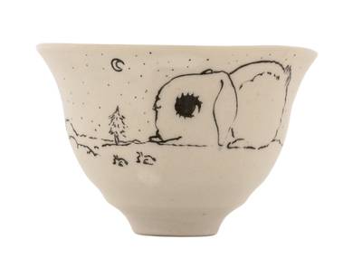 Cup handmade Moychay # 42238 'Night' series of 'Sunny bunnies'