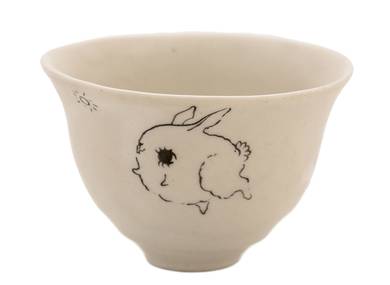 Cup handmade Moychay # 42242 'Sunny bunny' series of 'Sunny bunnies'