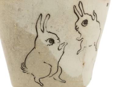 Cup handmade Moychay # 42252 'Games' series of 'Sunny bunnies'