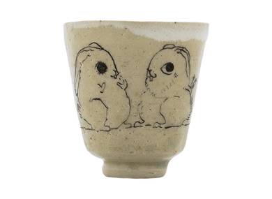 Cup handmade Moychay # 42276 'Date' series of 'Sunny bunnies'