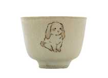 Cup handmade Moychay # 42285 Artistic image 'Rabbit'
