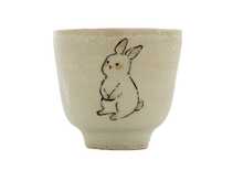 Cup handmade Moychay # 42286 Artistic image 'Rabbit'