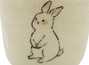 Cup handmade Moychay # 42286 Artistic image 'Rabbit'