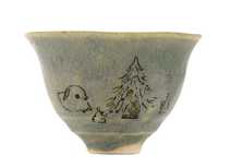Cup handmade Moychay # 42297 'Attire' series of 'Pleasant chores'