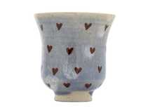 Cup handmade Moychay # 42305 Artistic image 'Hearts'