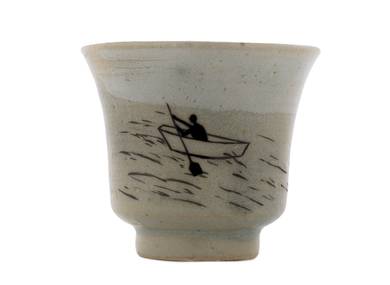 Cup handmade Moychay # 42308 Artistic image 'Boatman'