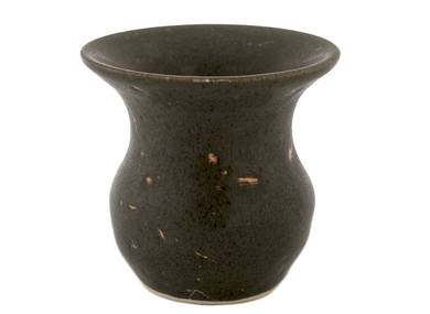 Vassel for mate kalebas handmade Moychay # 42364 ceramic
